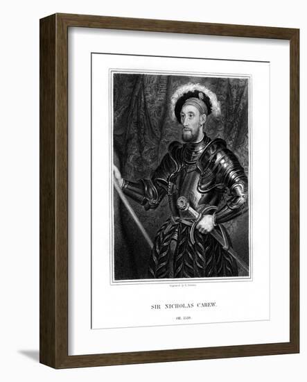 Sir Nicholas Carew-E Scriven-Framed Giclee Print