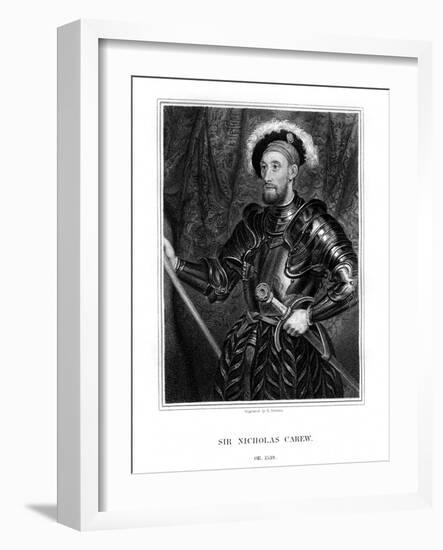 Sir Nicholas Carew-E Scriven-Framed Giclee Print