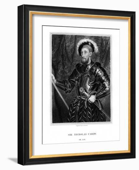 Sir Nicholas Carew-E Scriven-Framed Giclee Print