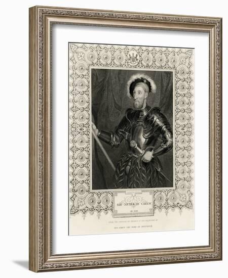 Sir Nicholas Carew-Hans Holbein the Younger-Framed Giclee Print