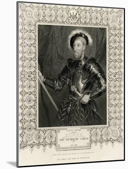 Sir Nicholas Carew-Hans Holbein the Younger-Mounted Giclee Print