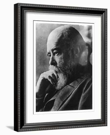 Sir Oliver Lodge-John Cutten-Framed Photographic Print