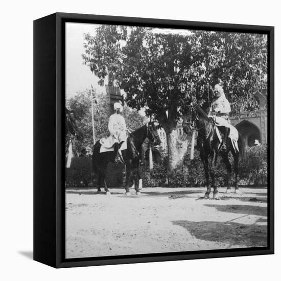 Sir Pertab Singh, Delhi, India, 1900s-H & Son Hands-Framed Premier Image Canvas