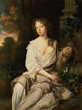 Portrait of a Lady, Three-Quarter Length, in a Brown Dress with Slashed Sleeves, 17th Century-Sir Peter Lely-Giclee Print