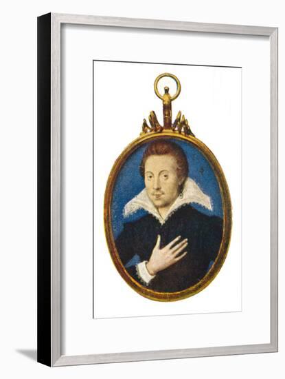 'Sir Philip Sidney', c1580-1610, (1903)-Isaac Oliver I-Framed Giclee Print