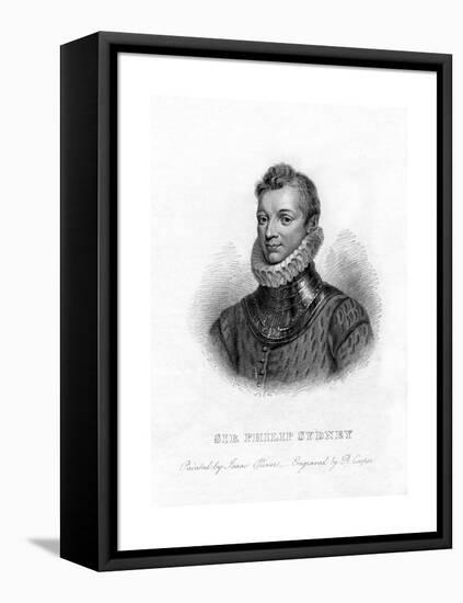 Sir Philip Sidney, English Poet, Courtier and Soldier, 19th Century-R Cooper-Framed Premier Image Canvas