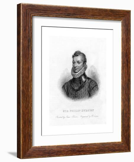 Sir Philip Sidney, English Poet, Courtier and Soldier, 19th Century-R Cooper-Framed Giclee Print