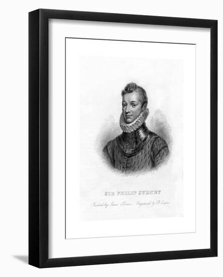 Sir Philip Sidney, English Poet, Courtier and Soldier, 19th Century-R Cooper-Framed Giclee Print