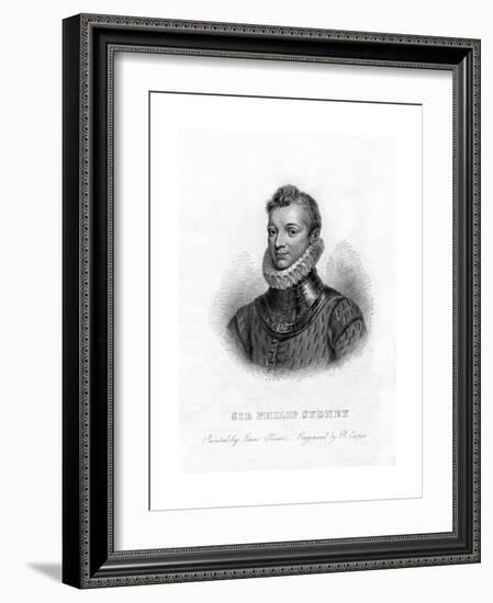 Sir Philip Sidney, English Poet, Courtier and Soldier, 19th Century-R Cooper-Framed Giclee Print