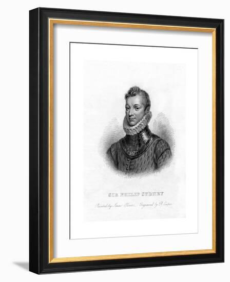 Sir Philip Sidney, English Poet, Courtier and Soldier, 19th Century-R Cooper-Framed Giclee Print