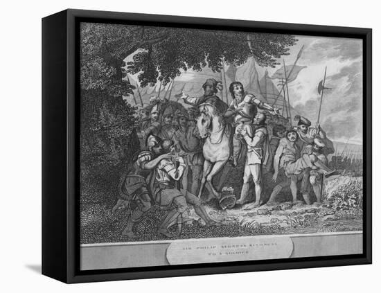 'Sir Philip Sidney's Kindness to a Soldier', 1815-Unknown-Framed Premier Image Canvas