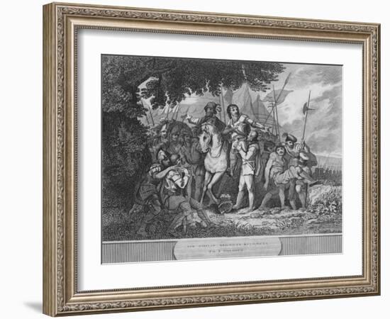 'Sir Philip Sidney's Kindness to a Soldier', 1815-Unknown-Framed Giclee Print