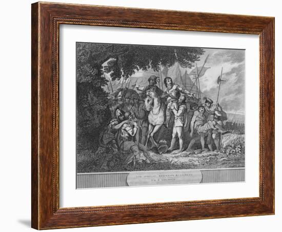 'Sir Philip Sidney's Kindness to a Soldier', 1815-Unknown-Framed Giclee Print