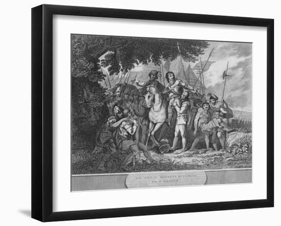 'Sir Philip Sidney's Kindness to a Soldier', 1815-Unknown-Framed Giclee Print