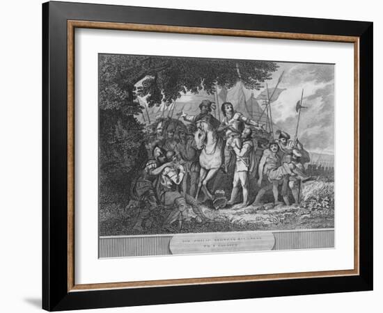 'Sir Philip Sidney's Kindness to a Soldier', 1815-Unknown-Framed Giclee Print