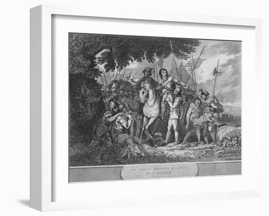 'Sir Philip Sidney's Kindness to a Soldier', 1815-Unknown-Framed Giclee Print