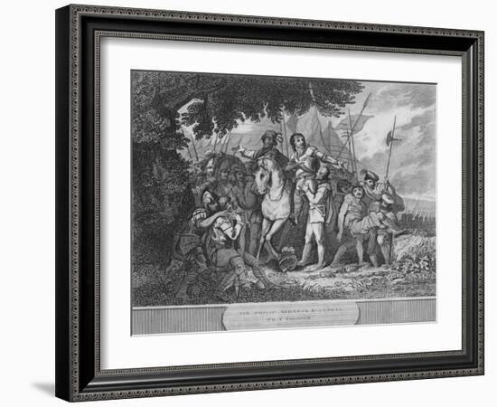 'Sir Philip Sidney's Kindness to a Soldier', 1815-Unknown-Framed Giclee Print