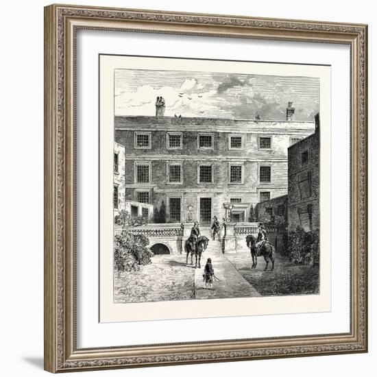 Sir R. Clayton's House Garden Front London-null-Framed Giclee Print