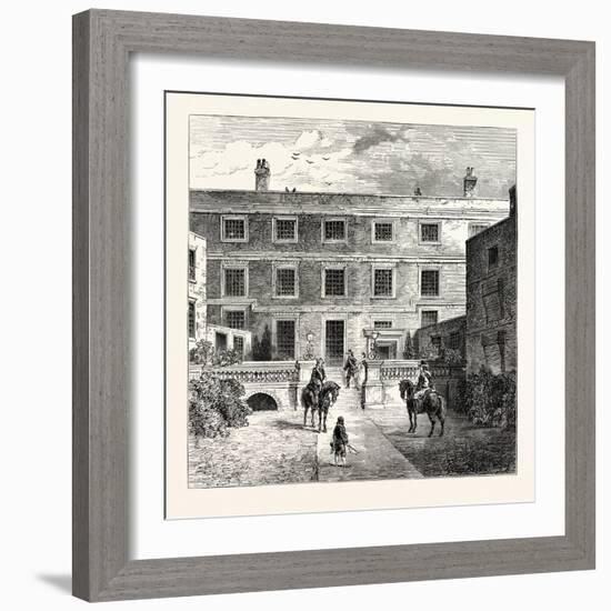 Sir R. Clayton's House Garden Front London-null-Framed Giclee Print