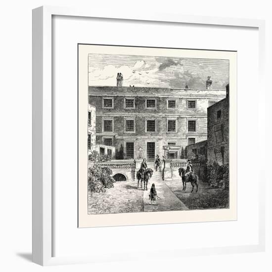 Sir R. Clayton's House Garden Front London-null-Framed Giclee Print