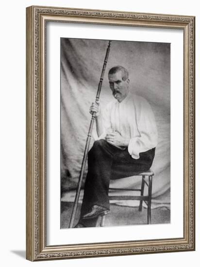 Sir Richard Burton (1821-90) from 'The Life of Captain Sir Richard Burton, Volume II' by Isabel…-null-Framed Photographic Print