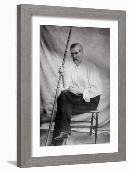 Sir Richard Burton (1821-90) from 'The Life of Captain Sir Richard Burton, Volume II' by Isabel…-null-Framed Photographic Print