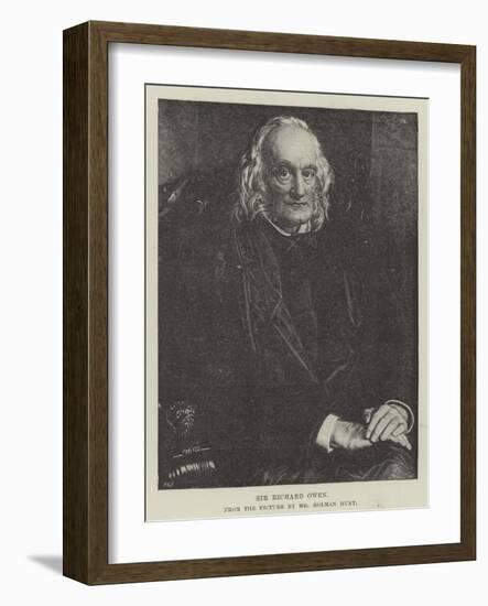 Sir Richard Owen-William Holman Hunt-Framed Giclee Print