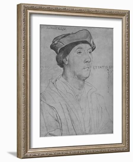 'Sir Richard Southwell', 1536 (1945)-Hans Holbein the Younger-Framed Giclee Print