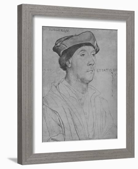 'Sir Richard Southwell', 1536 (1945)-Hans Holbein the Younger-Framed Giclee Print