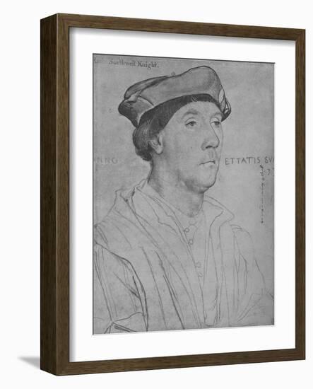 'Sir Richard Southwell', 1536 (1945)-Hans Holbein the Younger-Framed Giclee Print