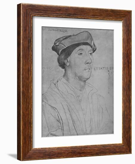 'Sir Richard Southwell', 1536 (1945)-Hans Holbein the Younger-Framed Giclee Print