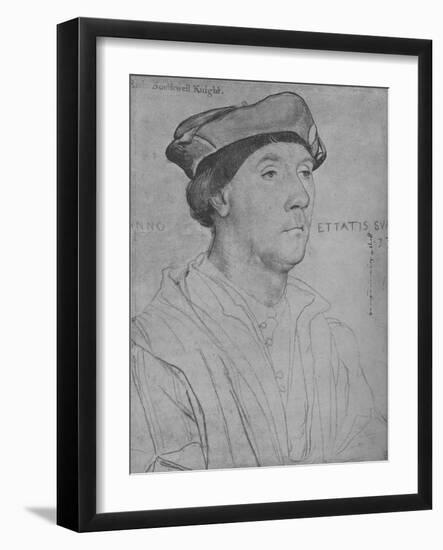 'Sir Richard Southwell', 1536 (1945)-Hans Holbein the Younger-Framed Giclee Print