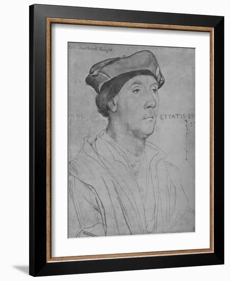 'Sir Richard Southwell', 1536 (1945)-Hans Holbein the Younger-Framed Giclee Print