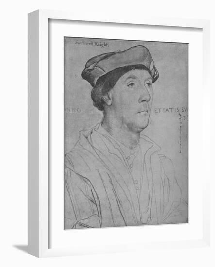 'Sir Richard Southwell', 1536 (1945)-Hans Holbein the Younger-Framed Giclee Print