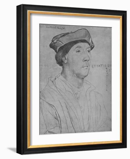 'Sir Richard Southwell', 1536 (1945)-Hans Holbein the Younger-Framed Giclee Print