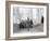 Sir Robert Baden-Powell reviewing a parade of Boy Scouts from the White House portico, 1911-Harris & Ewing-Framed Photographic Print