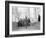 Sir Robert Baden-Powell reviewing a parade of Boy Scouts from the White House portico, 1911-Harris & Ewing-Framed Photographic Print