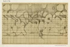 Schiaparelli's Map of the Planet Mars-Sir Robert Ball-Framed Art Print