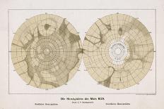 Schiaparelli's Map of the Planet Mars-Sir Robert Ball-Framed Premium Giclee Print