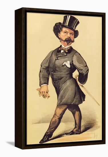 Sir Robert Peel (1822-95), Cartoon from Vanity Fair, 19 March 1870-null-Framed Premier Image Canvas