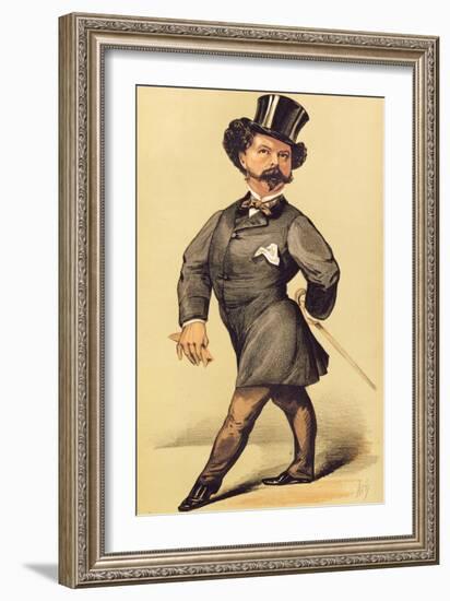 Sir Robert Peel (1822-95), Cartoon from Vanity Fair, 19 March 1870-null-Framed Giclee Print