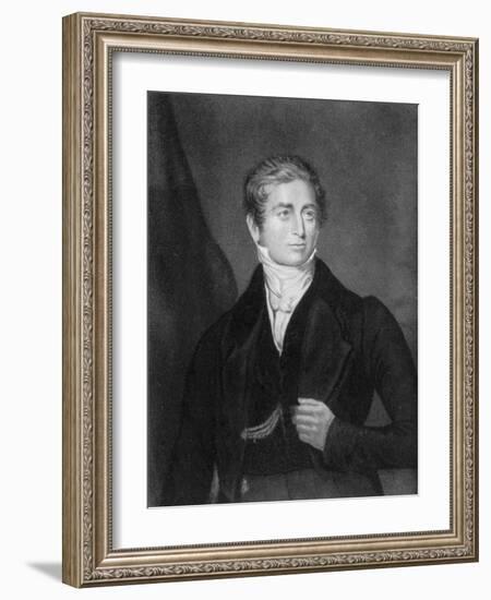 Sir Robert Peel, 2nd Baronet, British Prime Minister, 1853-George Baxter-Framed Giclee Print