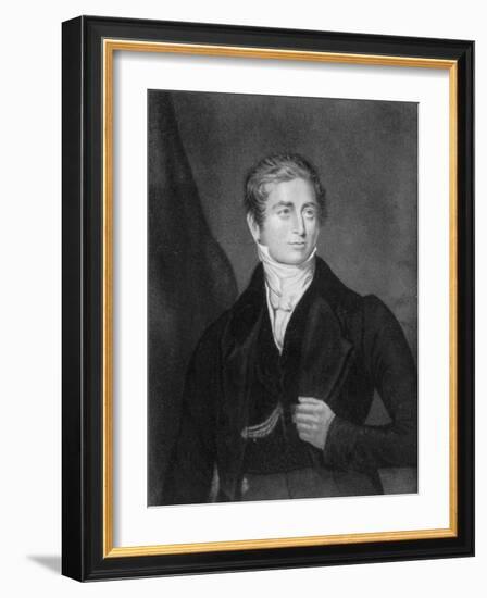 Sir Robert Peel, 2nd Baronet, British Prime Minister, 1853-George Baxter-Framed Giclee Print