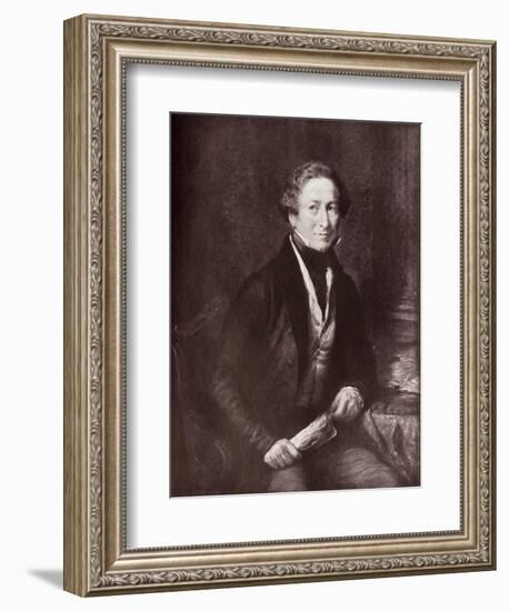 'Sir Robert Peel, Bart.', 1838, (1919)-Unknown-Framed Giclee Print