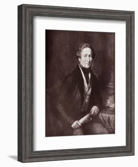 'Sir Robert Peel, Bart.', 1838, (1919)-Unknown-Framed Giclee Print