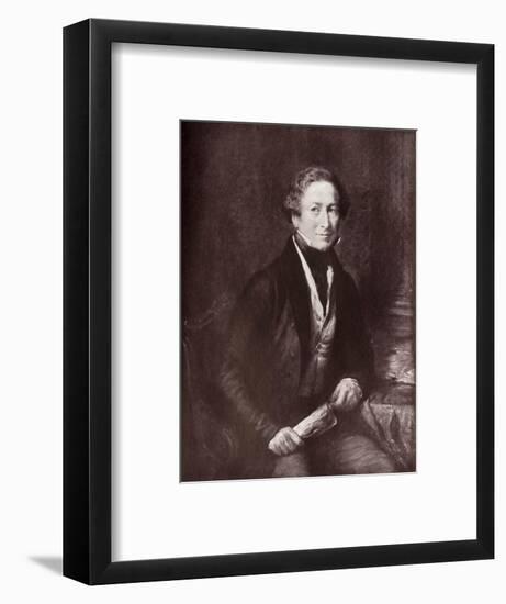 'Sir Robert Peel, Bart.', 1838, (1919)-Unknown-Framed Giclee Print