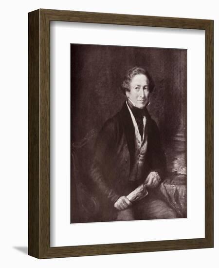 'Sir Robert Peel, Bart.', 1838, (1919)-Unknown-Framed Giclee Print