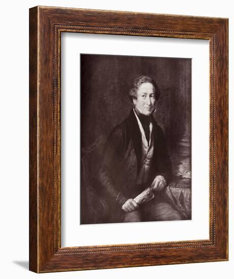 'Sir Robert Peel, Bart.', 1838, (1919)-Unknown-Framed Giclee Print