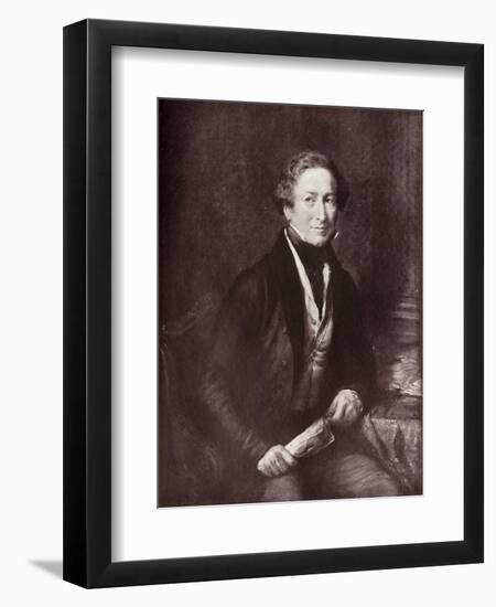 'Sir Robert Peel, Bart.', 1838, (1919)-Unknown-Framed Giclee Print