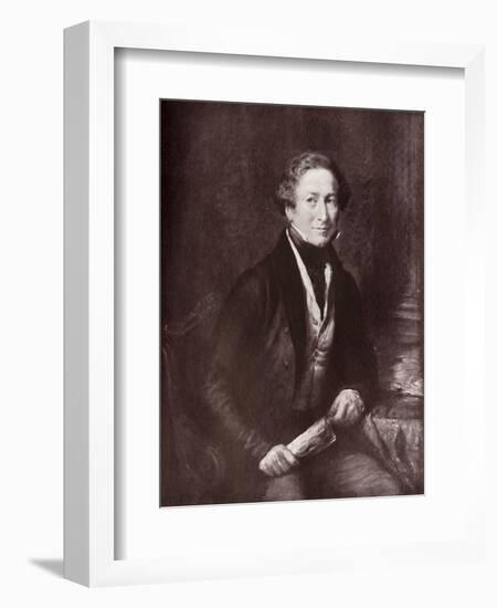 'Sir Robert Peel, Bart.', 1838, (1919)-Unknown-Framed Giclee Print